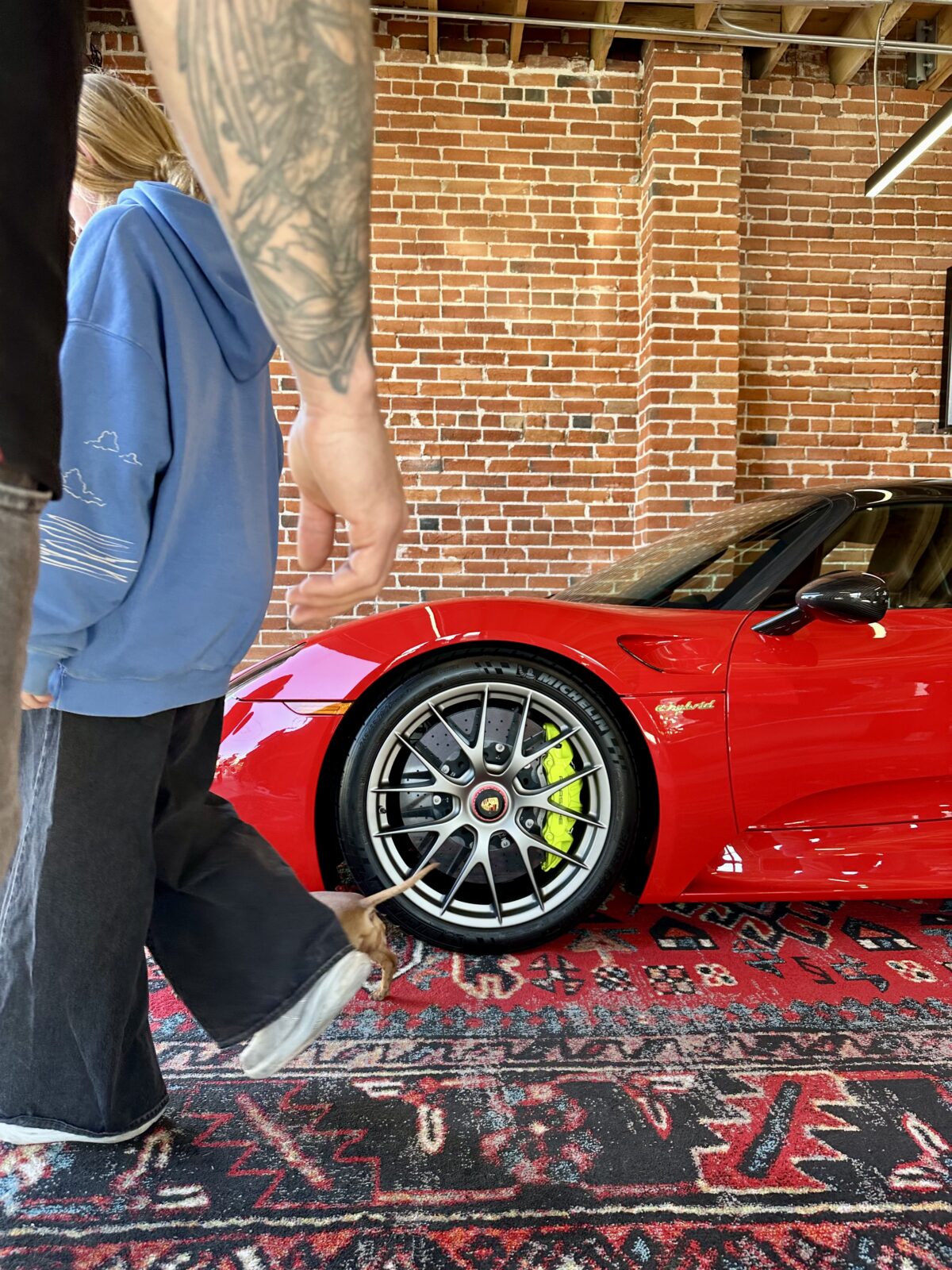 Porsche 918 Spyder at FlatSix Coffee In Denver