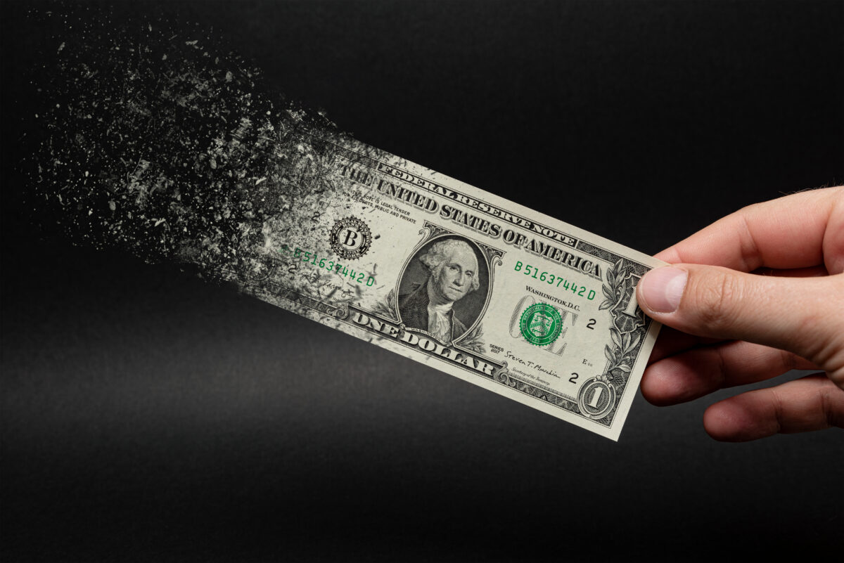US dollar inflation effect