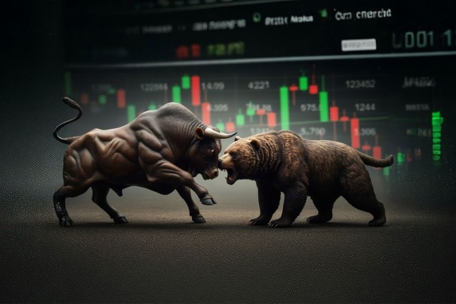 Bull and Bear Fight